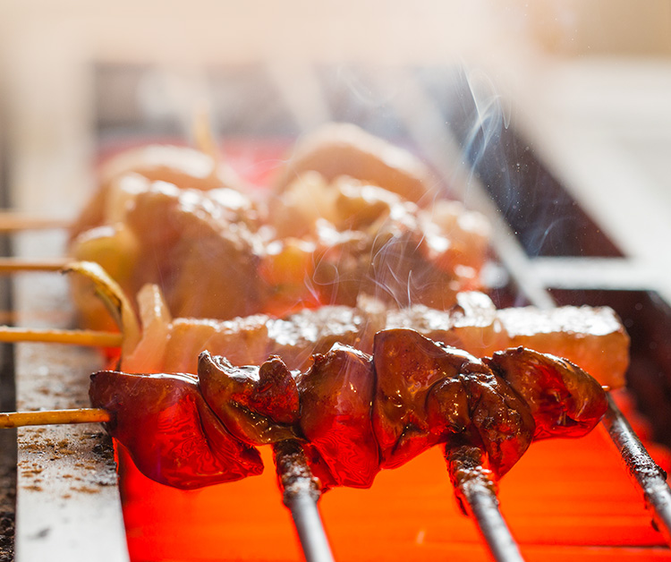 焼きシーン